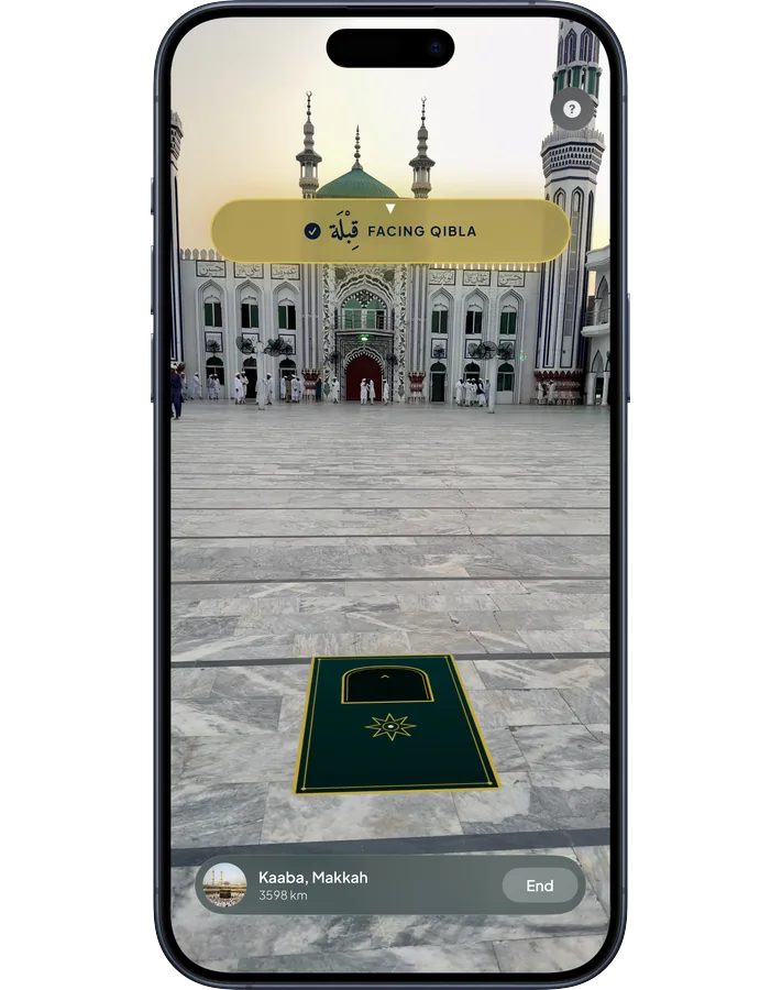 Athanify AR qibla finder