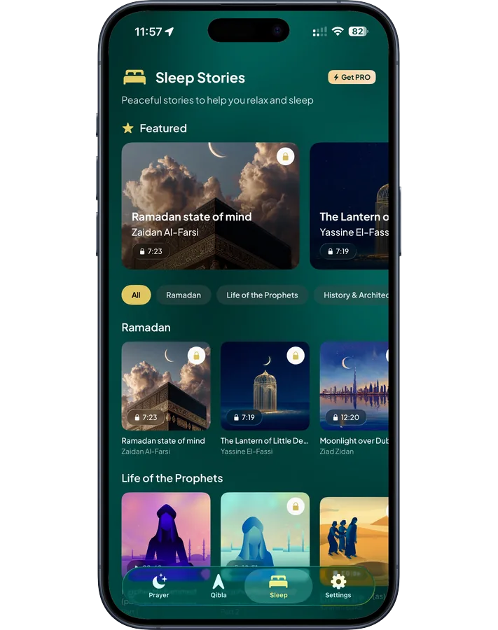 Athanify sleep stories library